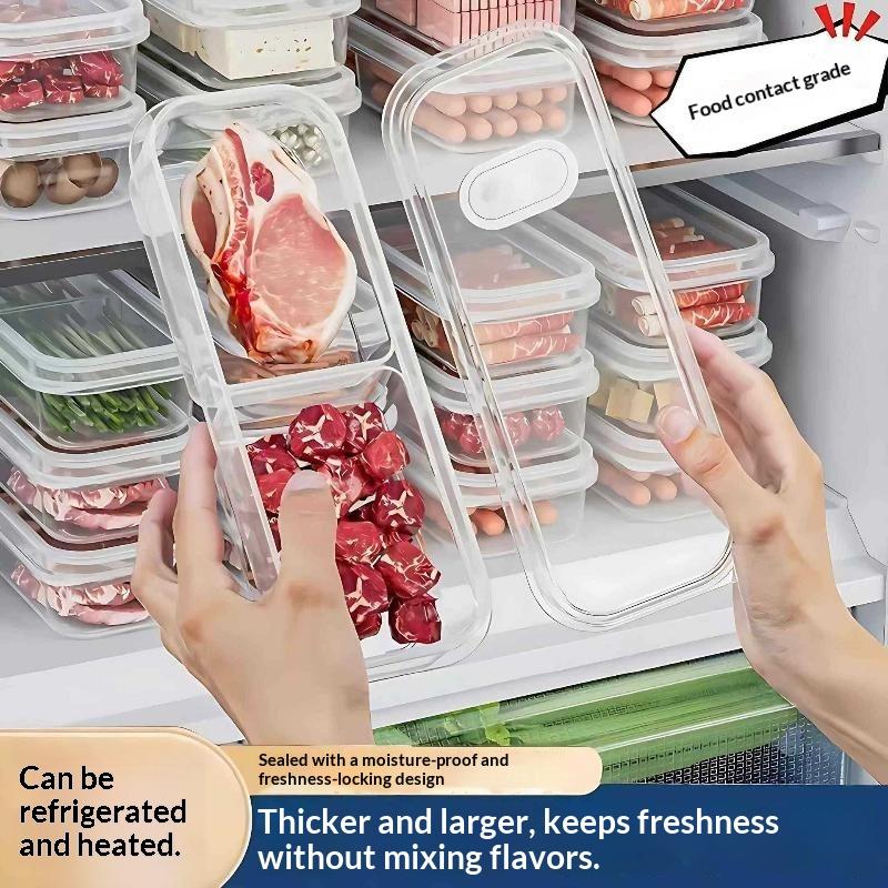 Food Storage In Pantry - منظم قابل للتكديس للثلاجة والفريزر، عبوة