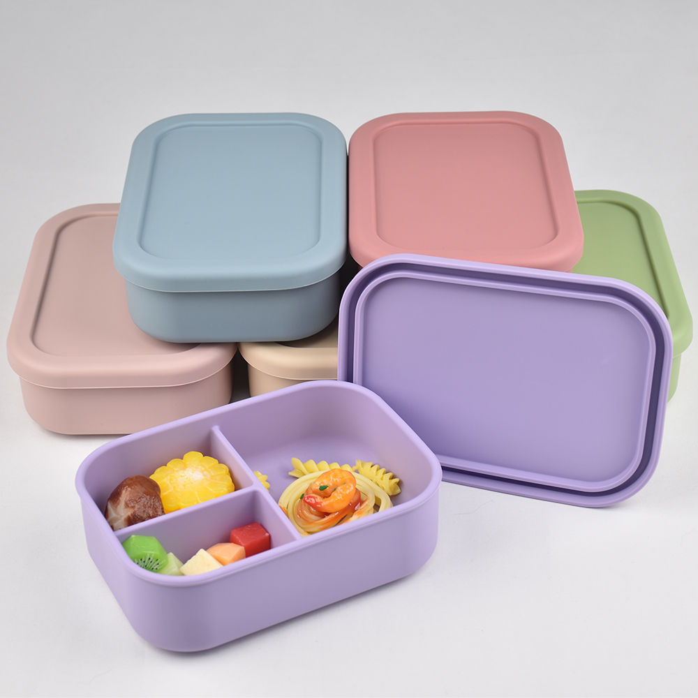 Food Storage Vault - صندوق غداء بينتو من السيليكون مكون