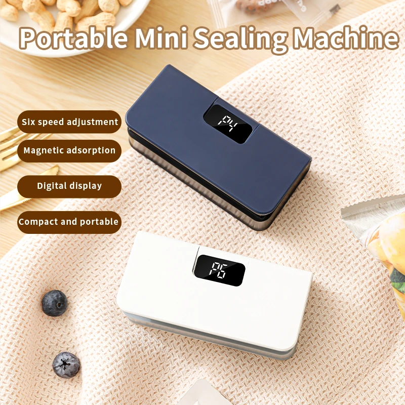 Food Storage Vacuum Sealer Machine - جهاز لحام حراري صغير للأكياس البلاستيكية،