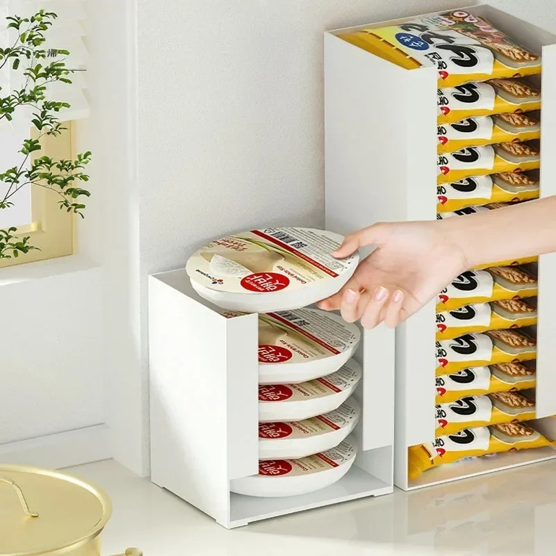 Stackable Pantry Bin - صندوق تخزين النودلز الفورية متعدد الوظائف