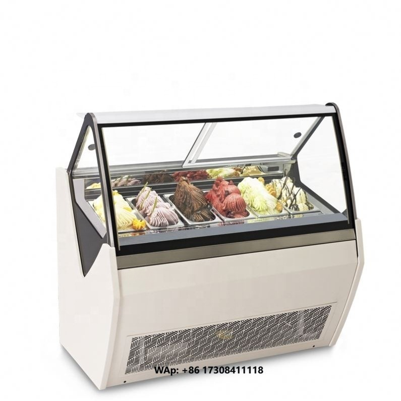 Food Storage Freezer - ثلاجة عرض بباب زجاجي غامرة لتخزين