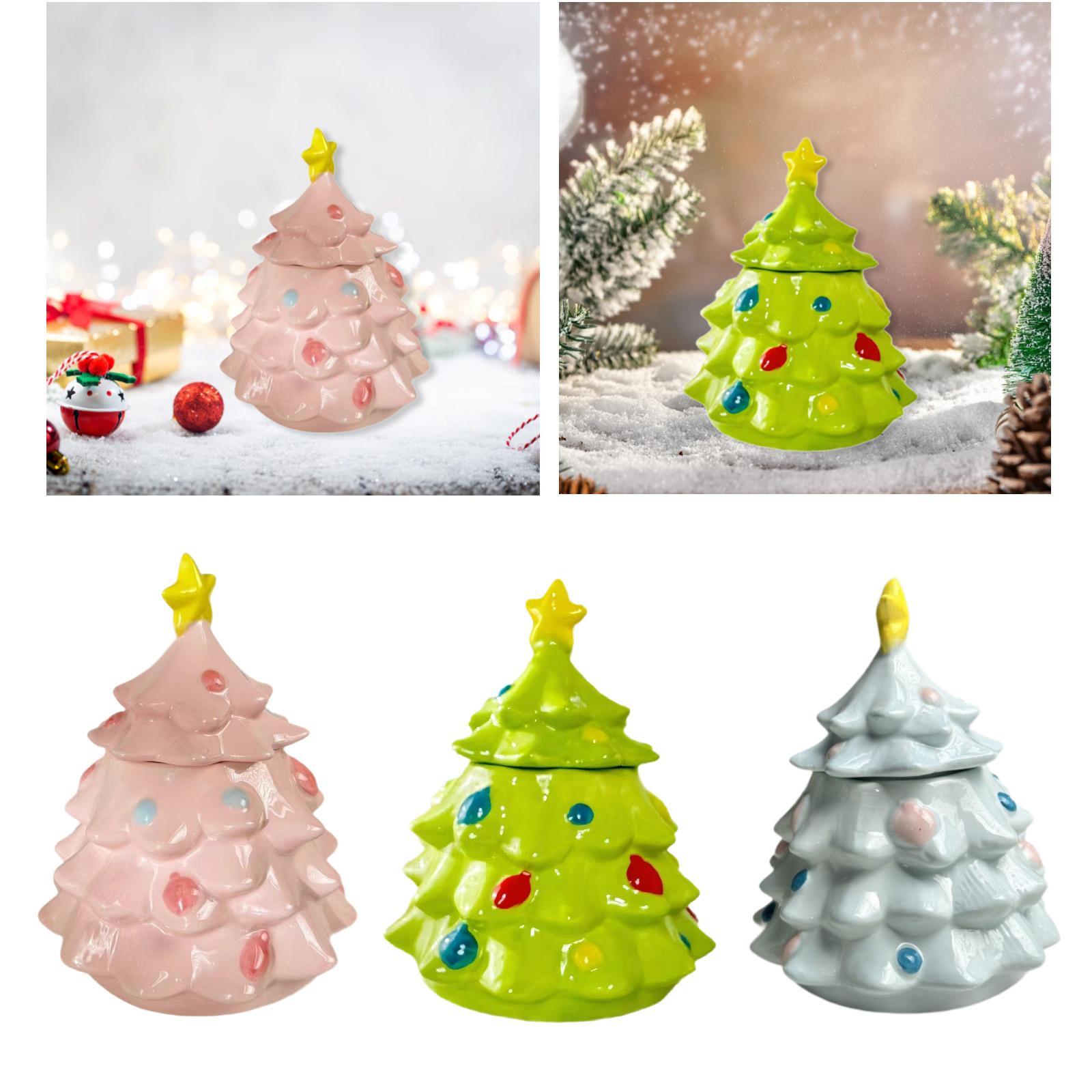 Xmas Food Storage Containers - وعاء حلوى على شكل شجرة عيد
