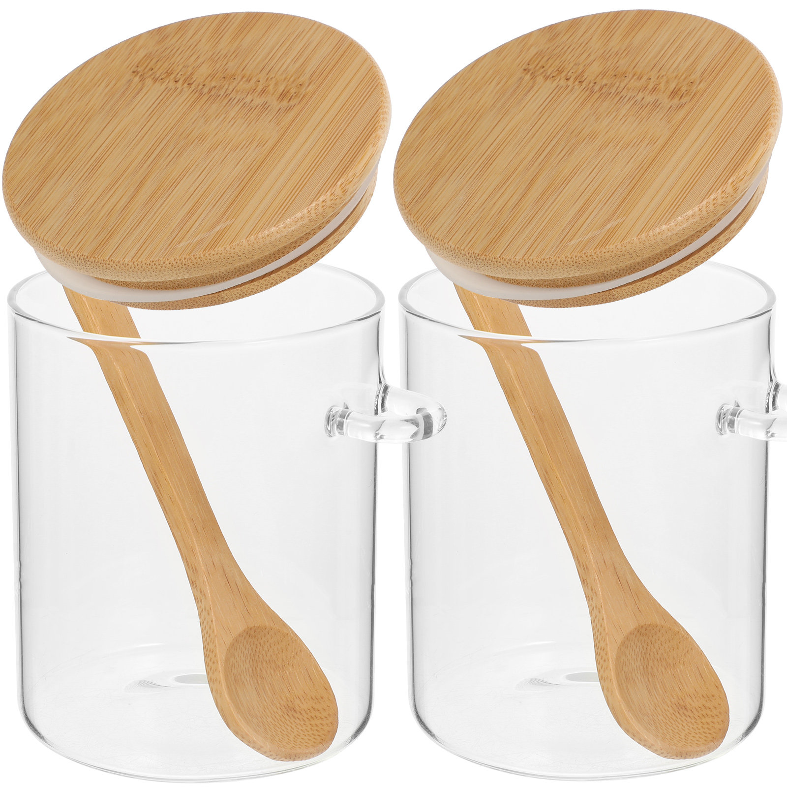 Food Storage Kitchen - قطعتان من حاويات تخزين الدقيق والسكر،