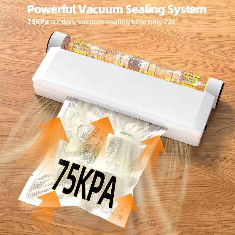 Food Storage Vacuum Sealer Machine - جهاز تفريغ الهواء لحفظ الطعام بقوة