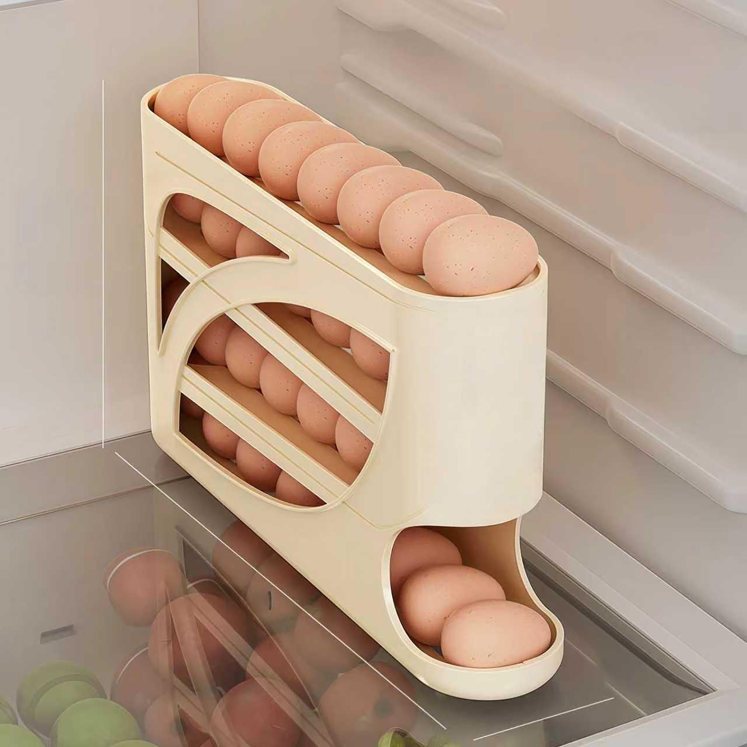 Food Storage Eggs - موزع بيض دوار للثلاجة - حامل
