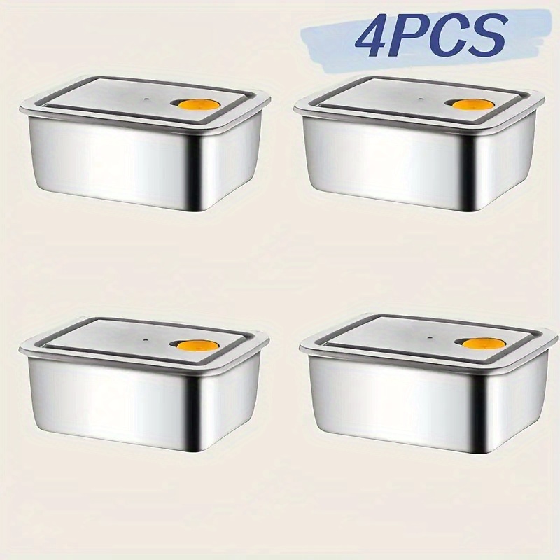 Food Storage In Pantry - مجموعة من 4 قطع من حاويات