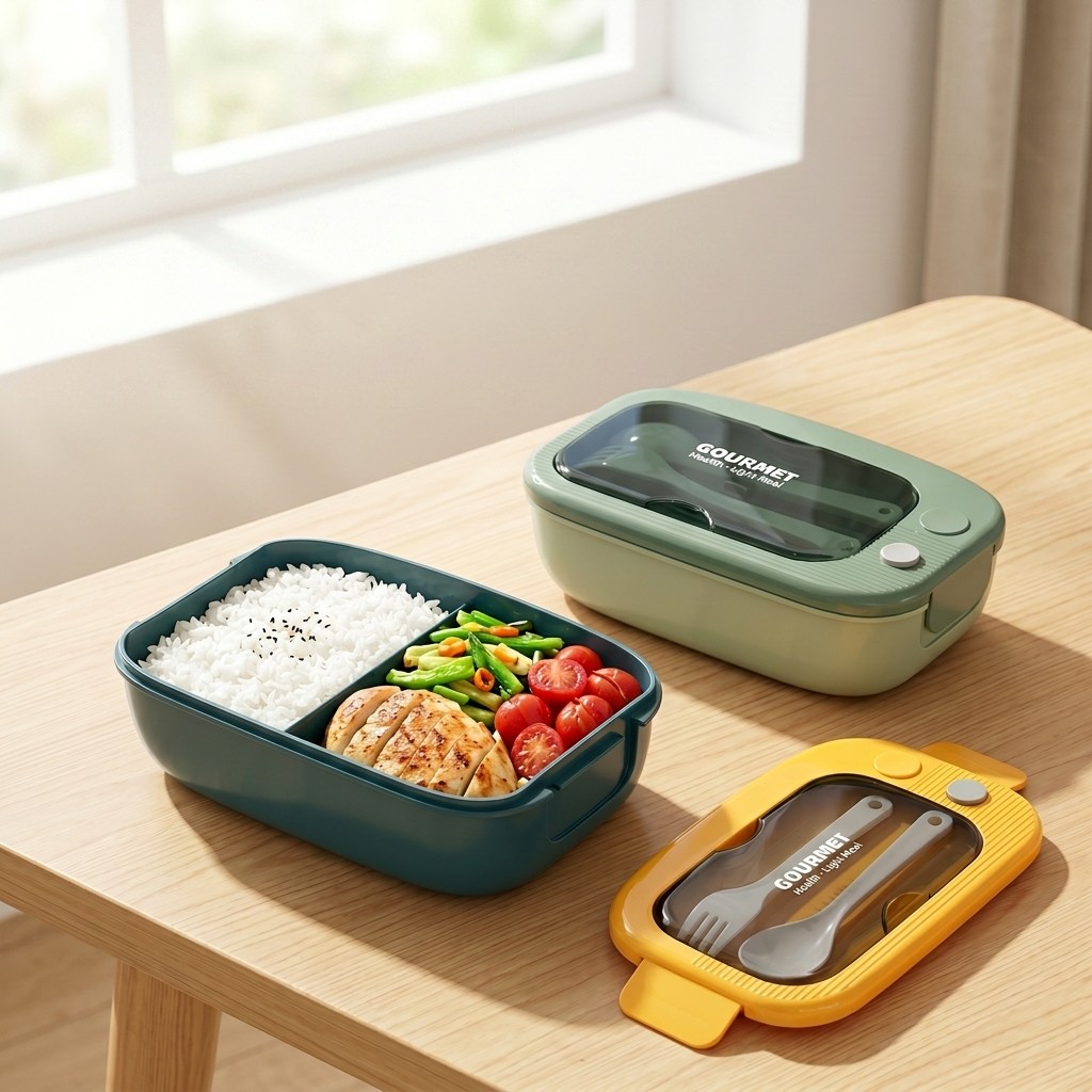 Food Storage Vault - علبة طعام بلاستيكية قابلة للاستخدام في