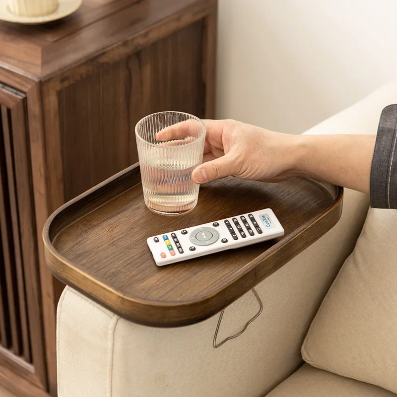 Food Storage On Table - طاولة جانبية قابلة للتثبيت على الأريكة،