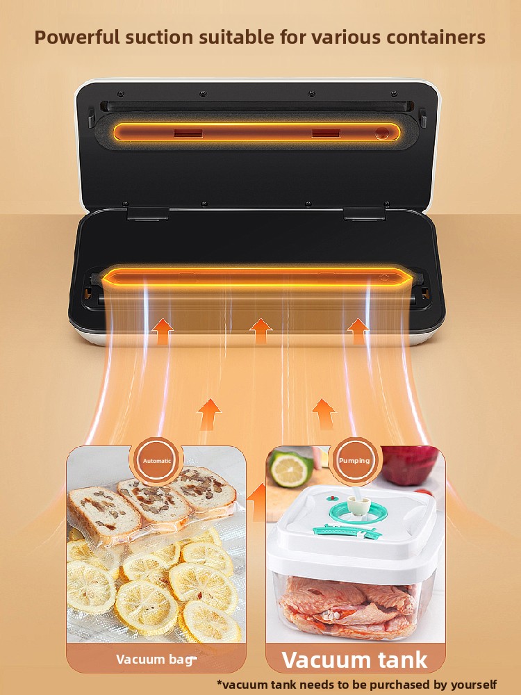 آلة تفريغ الهواء صغيرة الحجم أ - مراجعة Food Storage Vacuum Sealer Machine وسعره