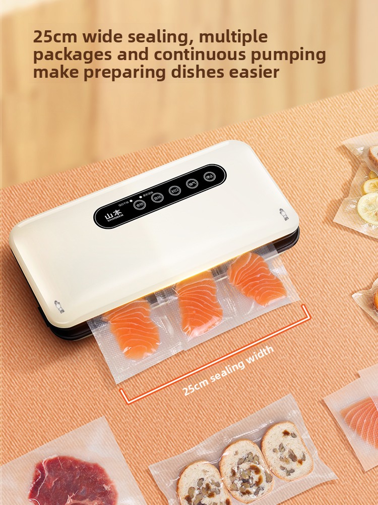 آلة تفريغ الهواء صغيرة الحجم أ - مراجعة Food Storage Vacuum Sealer Machine وسعره