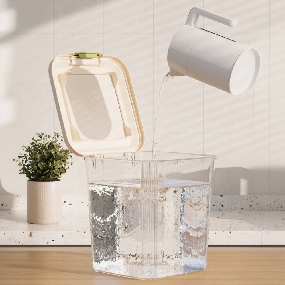 صندوق تخزين الأرز المضاد للحشر - مراجعة Food Storage With Wheels وسعره