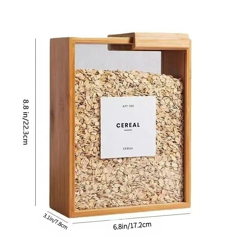3 قطع من حاويات تخزين الخيزران - مراجعة Stackable Pantry Bin وسعره