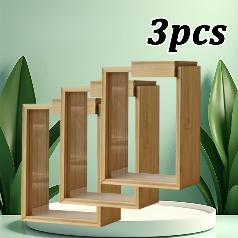 3 قطع من حاويات تخزين الخيزران - مراجعة Stackable Pantry Bin وسعره