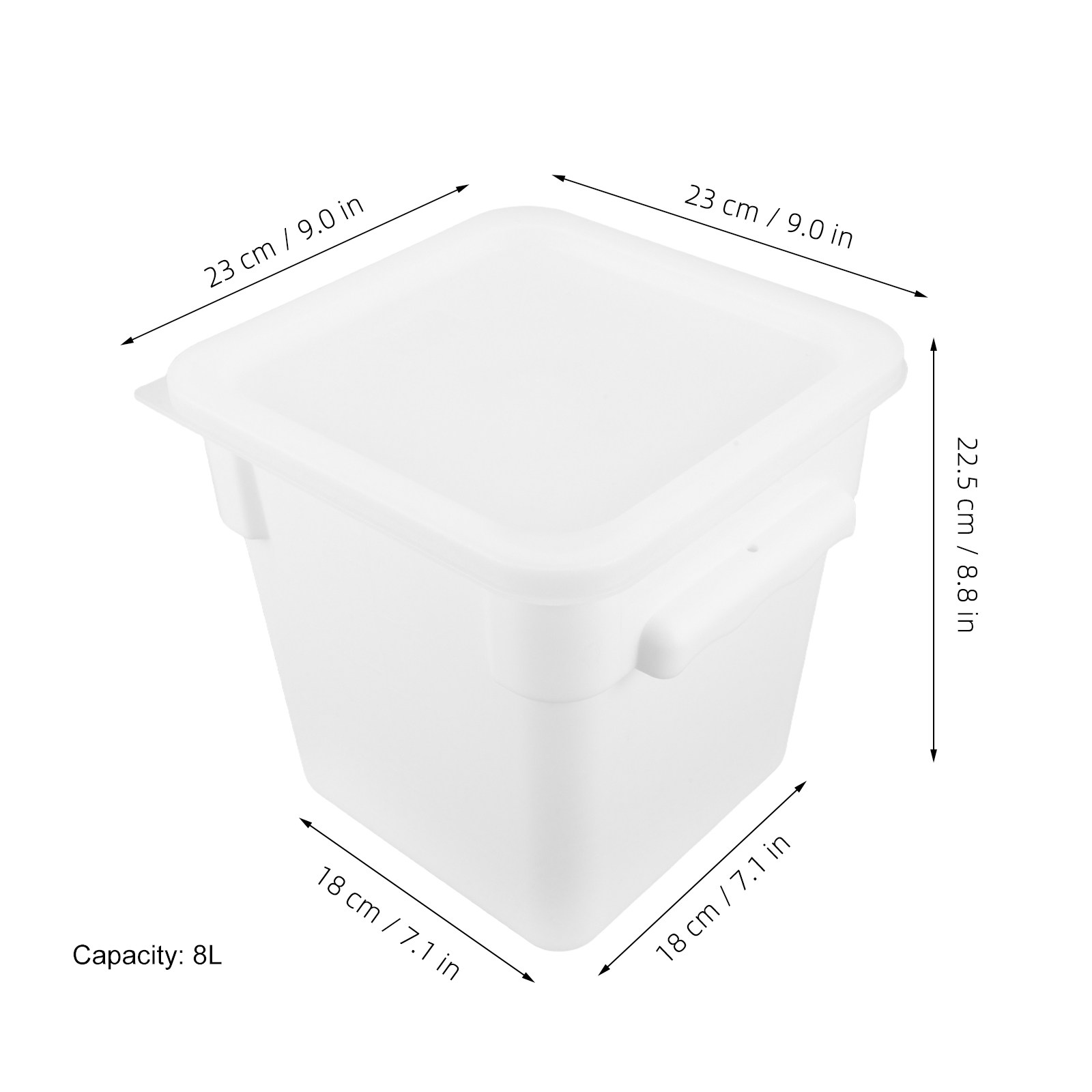 حاوية تخزين طعام بلاستيكية مرب - مراجعة Food Storage Freezer وسعره