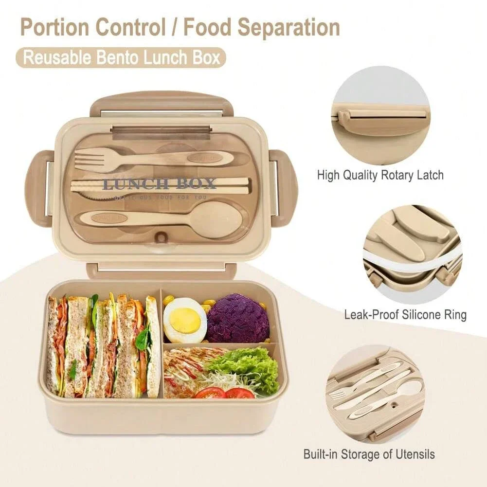 صندوق بنتو للبالغين بثلاثة أقس - مراجعة Food Storage Vault وسعره