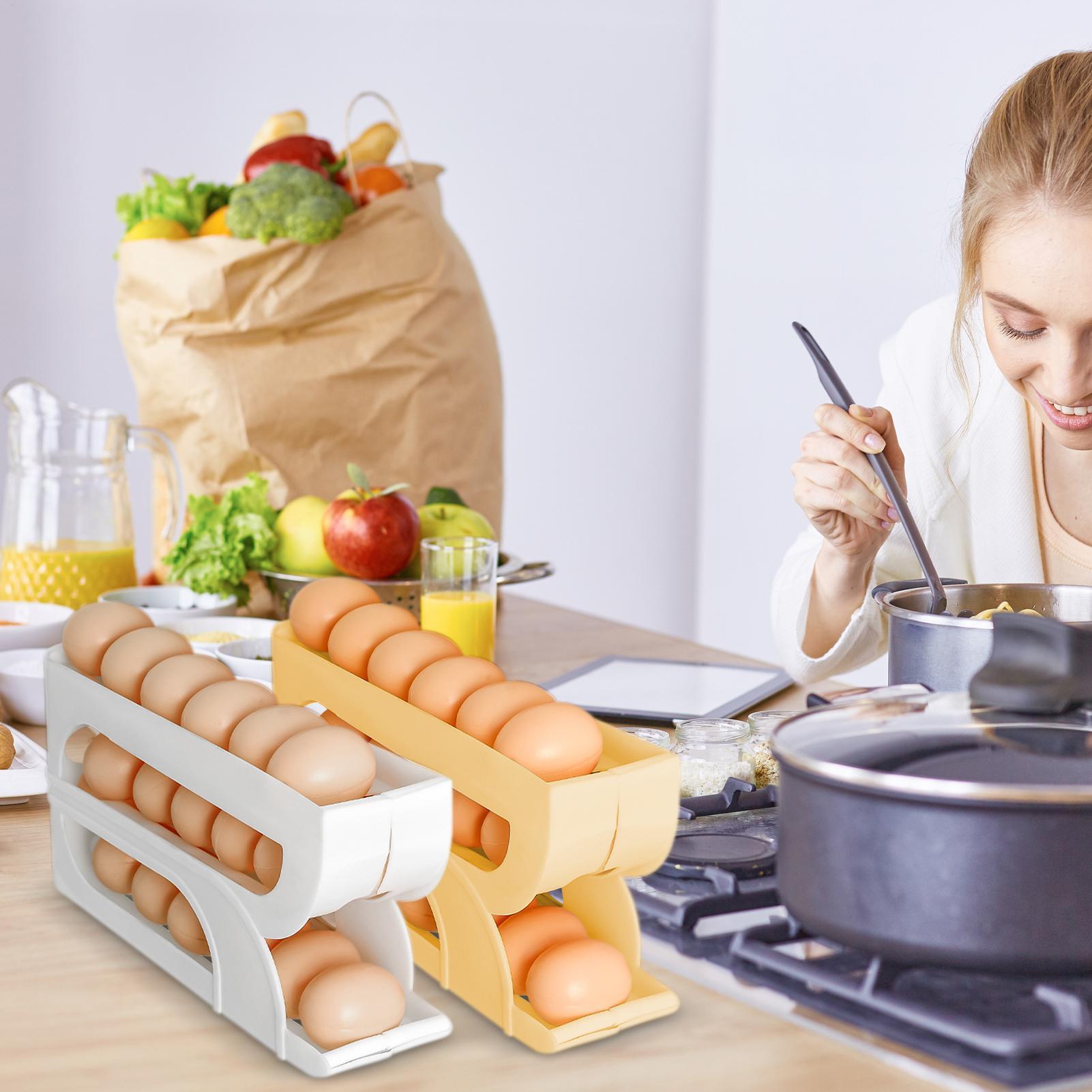 حامل بيض أوتوماتيكي جديد للمطب - مراجعة Food Storage Eggs وسعره