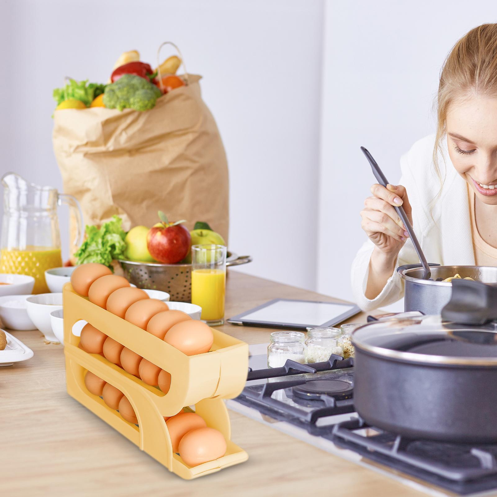 حامل بيض أوتوماتيكي جديد للمطب - مراجعة Food Storage Eggs وسعره