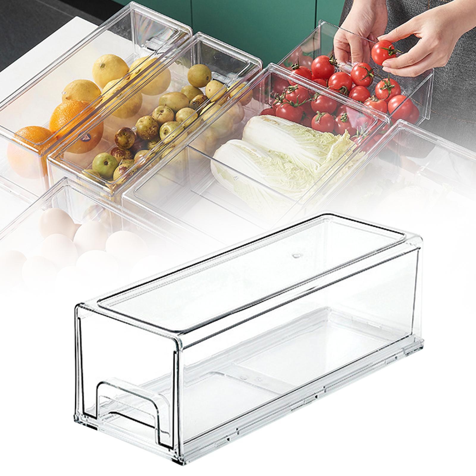 صندوق منظم للثلاجة قابل للتكدي - مراجعة Stackable Pantry Bin وسعره