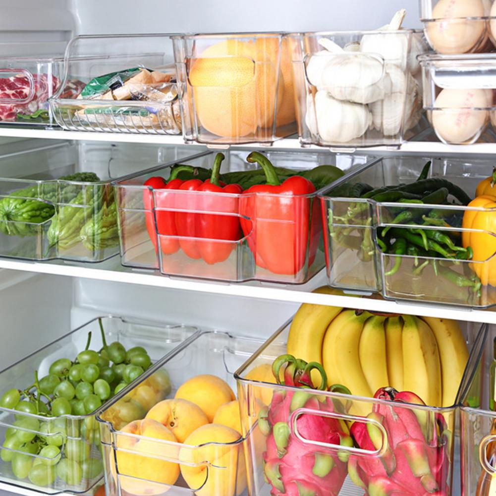 صندوق تخزين للمطبخ مع مقبض، قا - مراجعة Stackable Pantry Bin وسعره