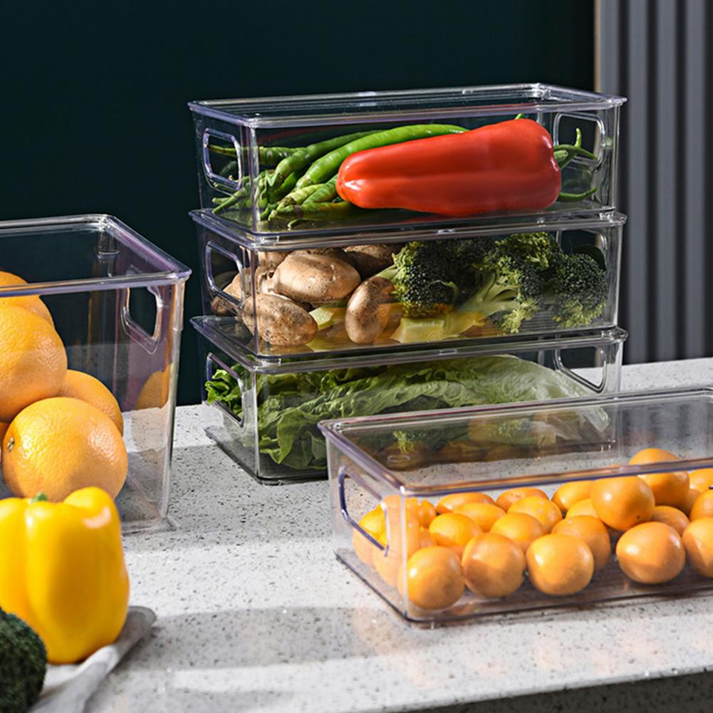 صندوق تخزين للمطبخ مع مقبض، قا - مراجعة Stackable Pantry Bin وسعره