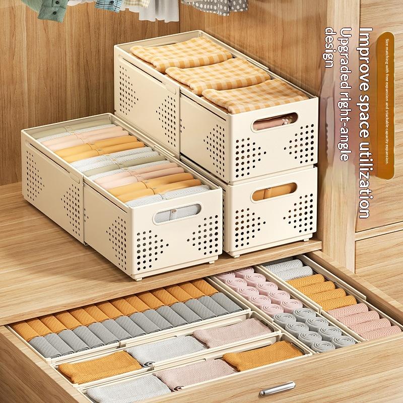 ● صندوق تخزين بلاستيكي قابل لل - مراجعة Stackable Pantry Bin وسعره