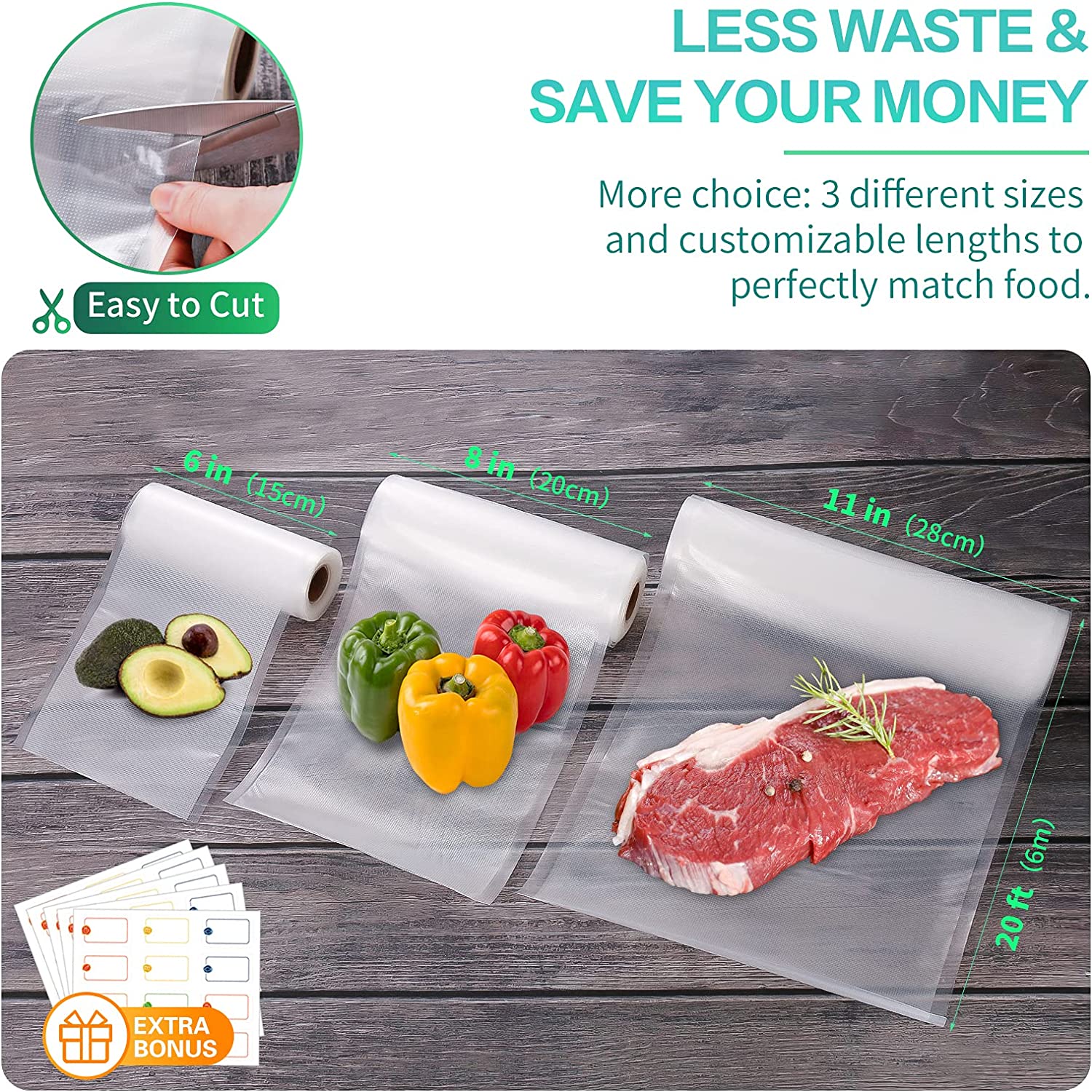 أكياس مطبخ للتفريغ الهوائي، أك - مراجعة Food Storage Vacuum Sealer Machine وسعره