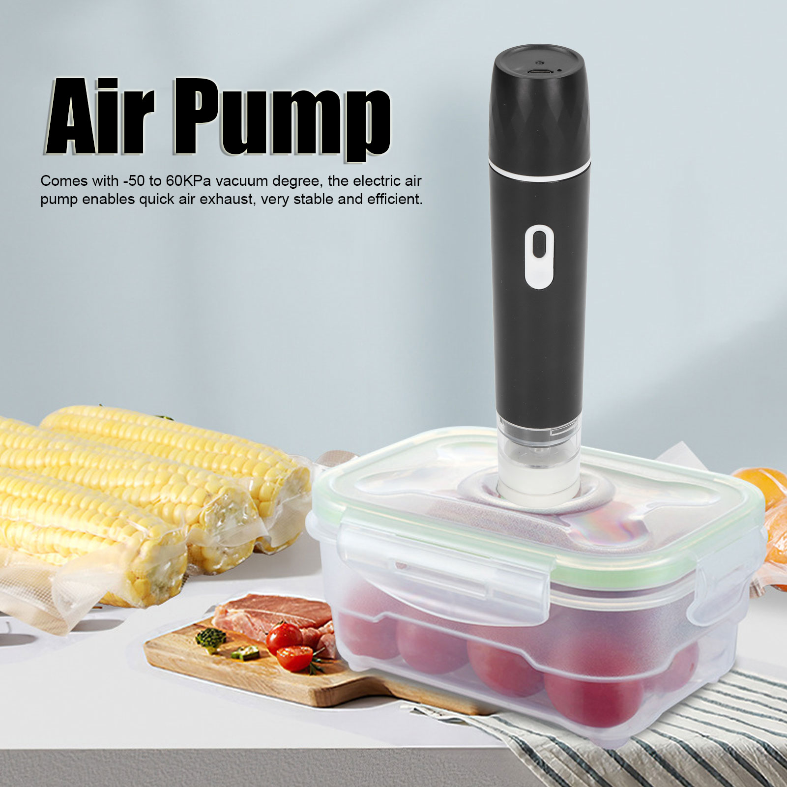 مضخة هواء كهربائية محمولة بالي - مراجعة Food Storage Vacuum Sealer Machine وسعره