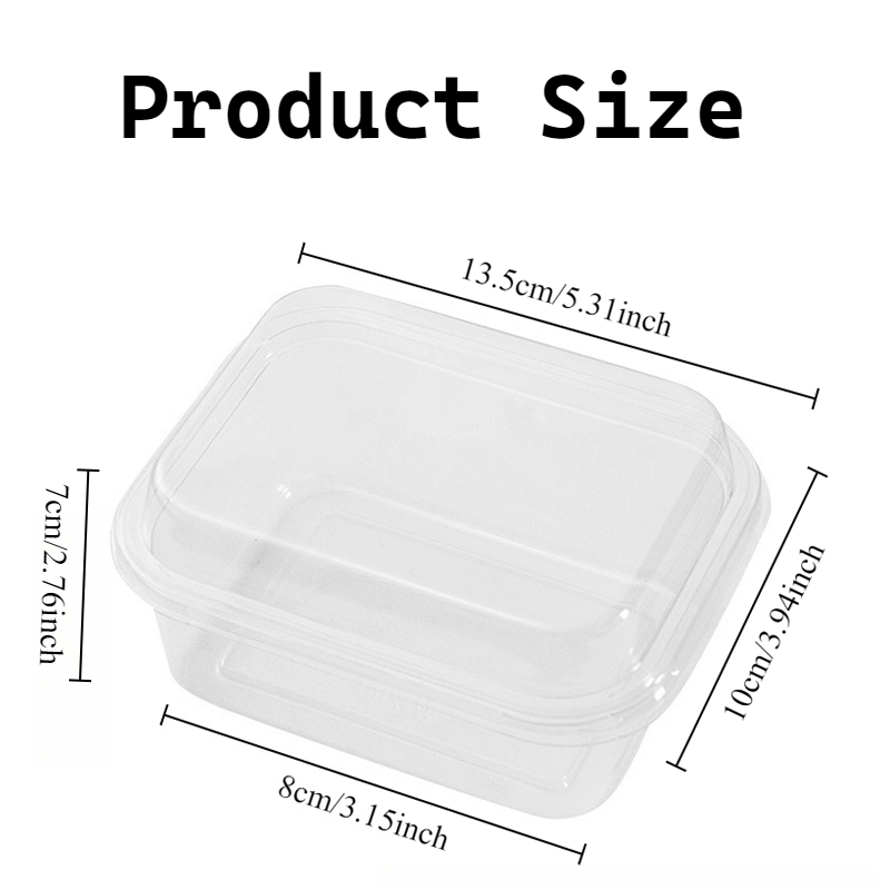 5/10 قطع صندوق كيك بلاستيكي مع - مراجعة Xmas Food Storage Containers وسعره