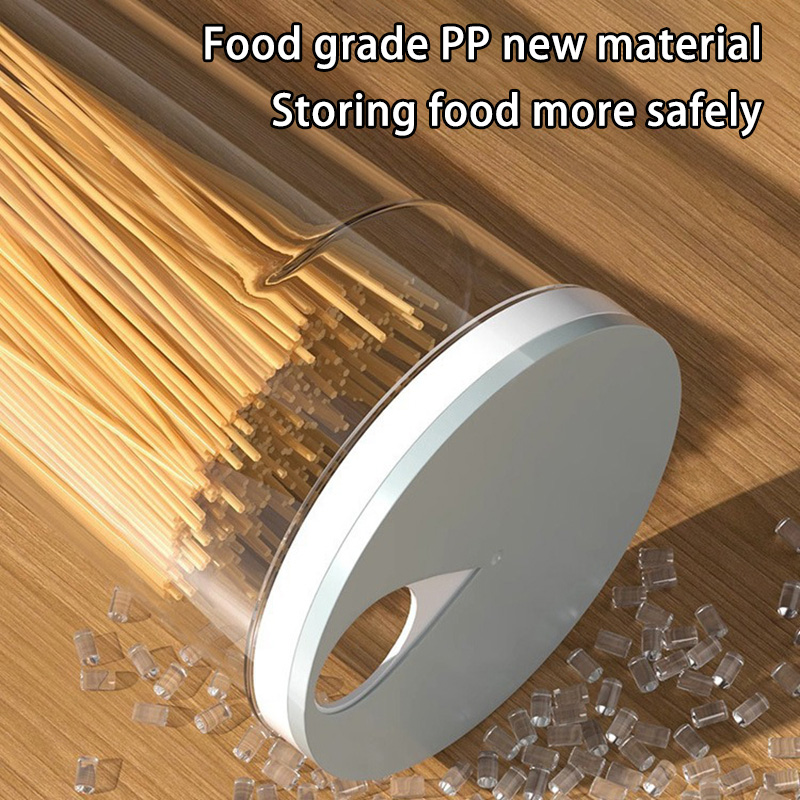 علبة تخزين نودلز بلاستيكية صال - مراجعة Food Storage In Pantry وسعره