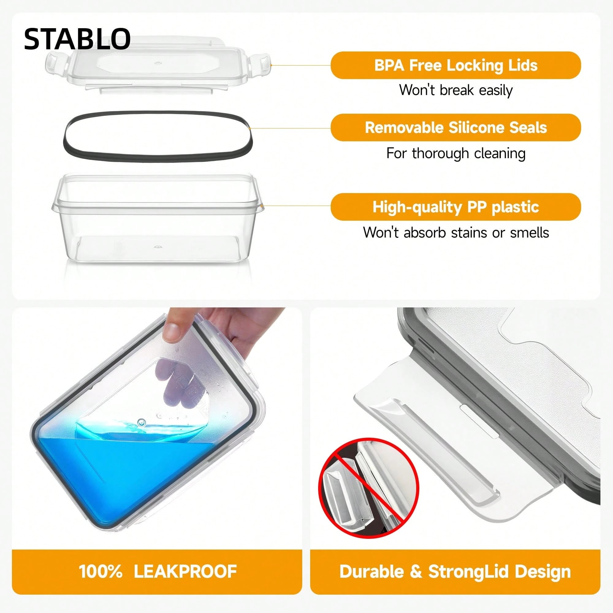 12 صندوق بلاستيكي محكم الغلق ل - مراجعة Food Storage Freezer وسعره