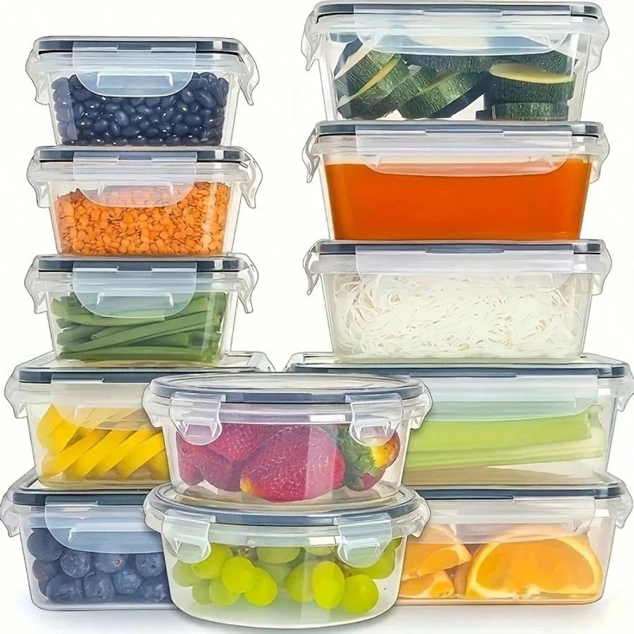 12 صندوق بلاستيكي محكم الغلق ل - مراجعة Food Storage Freezer وسعره