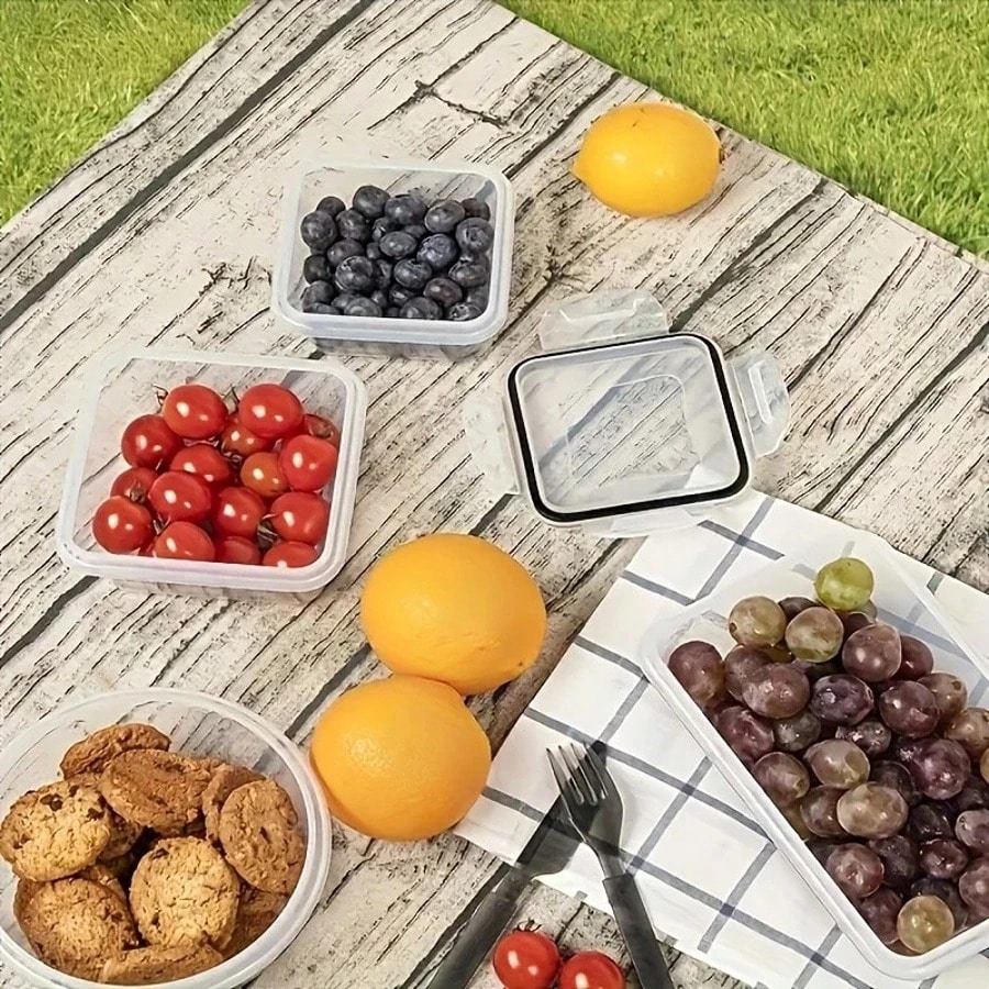 12 صندوق بلاستيكي محكم الغلق ل - مراجعة Food Storage Freezer وسعره