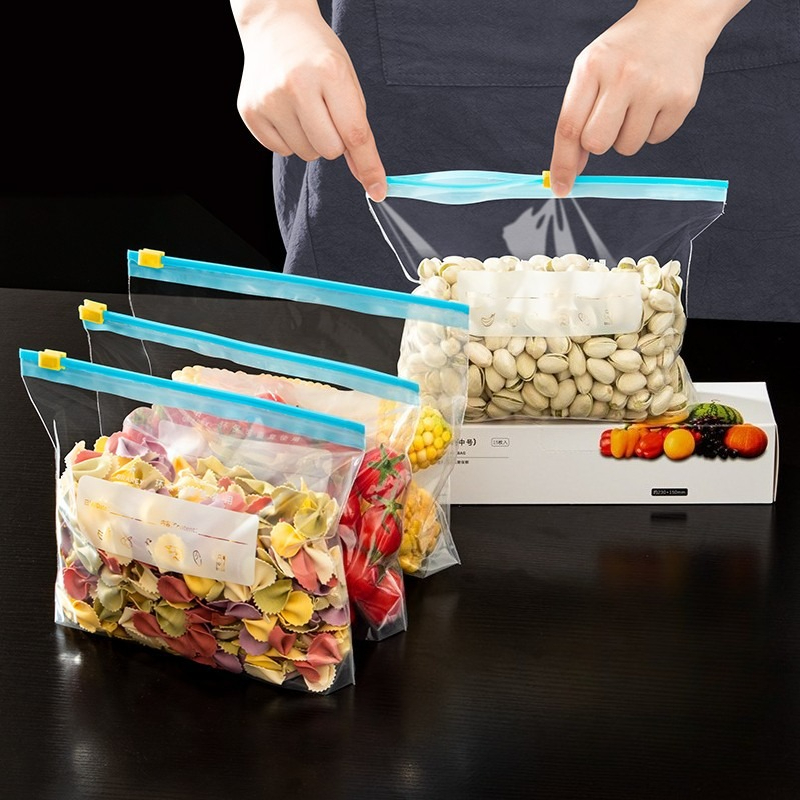 أكياس تخزين الطعام بقفل بسحاب، - مراجعة Food Storage No Plastic وسعره