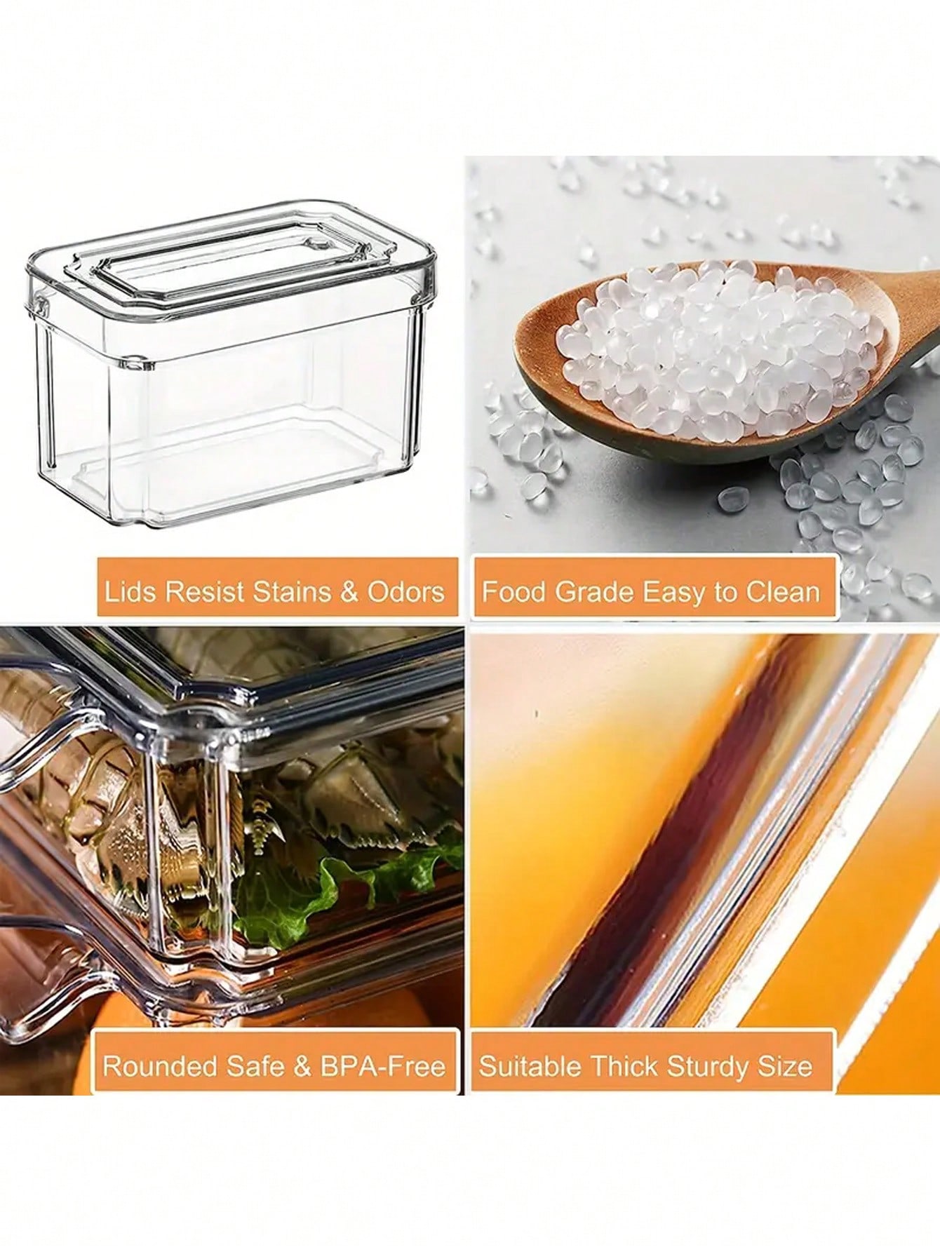 مجموعة من 7 صناديق تنظيم الثلا - مراجعة Stackable Pantry Bin وسعره