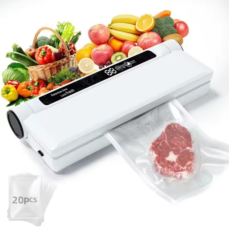 جهاز تفريغ الهواء لحفظ الطعام  - مراجعة Food Storage Vacuum Sealer Machine وسعره