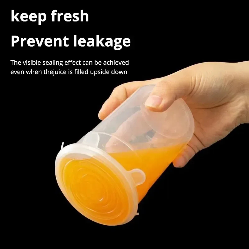 6/12 قطعة غطاء سيليكون مرن قاب - مراجعة Food Storage On Table وسعره