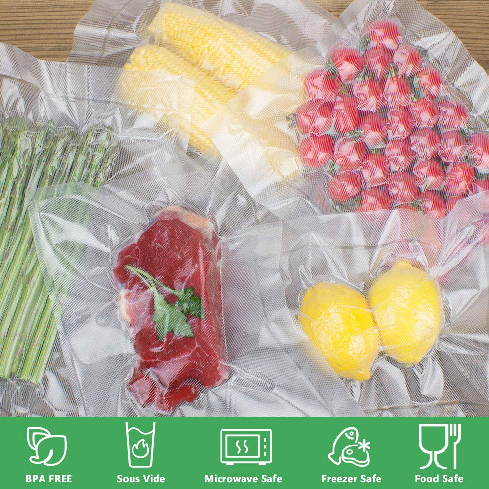 أكياس مكنسة كهربائية للأغذية أ - مراجعة Food Storage Vacuum Bags وسعره