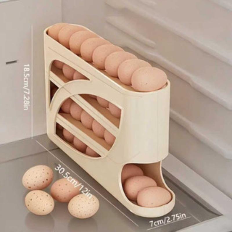 موزع بيض دوار للثلاجة - حامل ب - مراجعة Food Storage Eggs وسعره