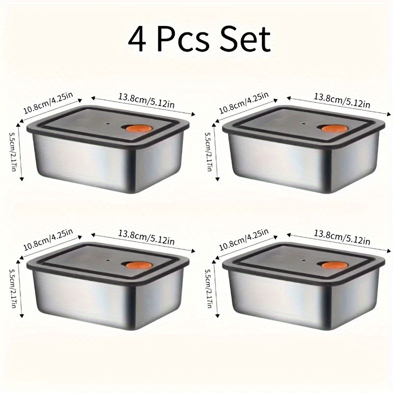 مجموعة من 4 قطع من حاويات تخزي - مراجعة Food Storage In Pantry وسعره
