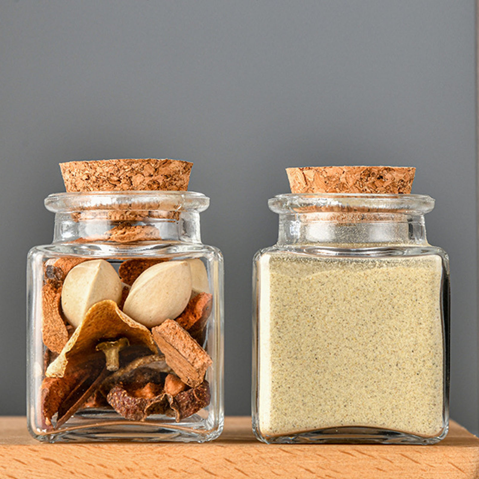 1/5/10 قطعة برطمانات تخزين زجا - مراجعة Food Storage In Pantry وسعره