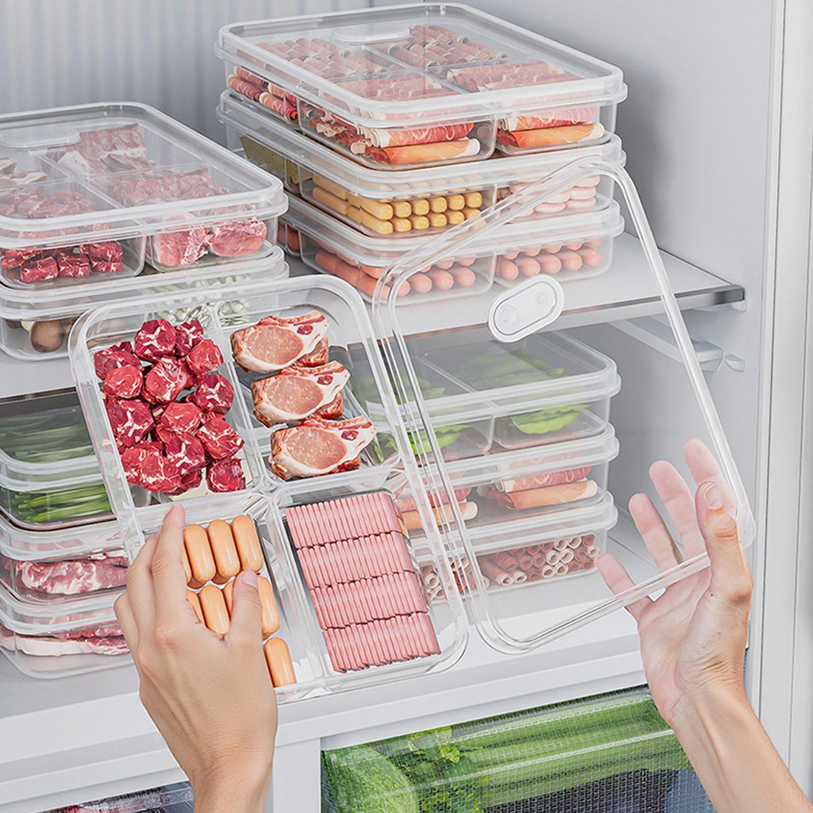 صندوق تخزين للثلاجة، علبة حفظ  - مراجعة Food Storage On Table وسعره