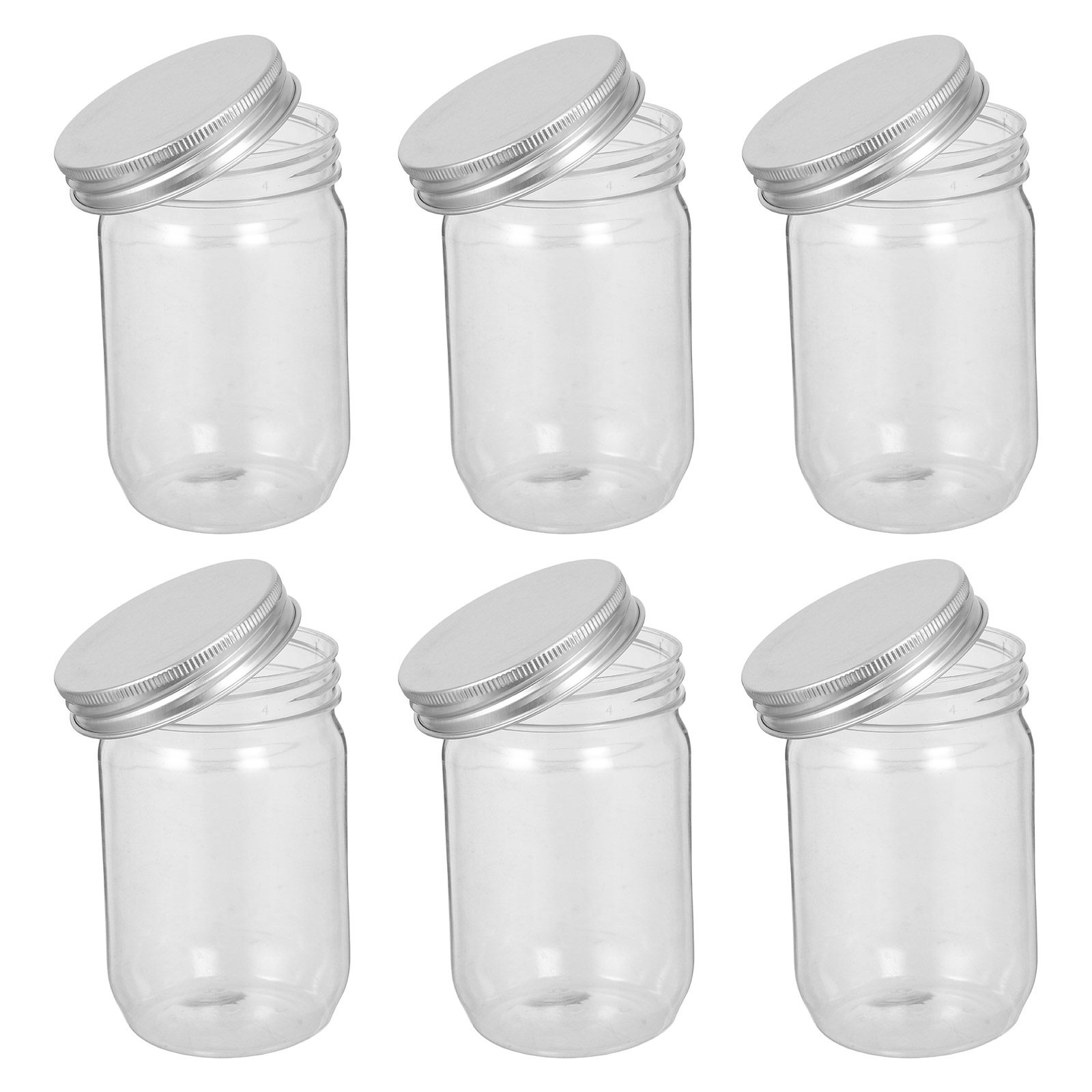 6 قطع من أوعية ميسون البلاستيك - مراجعة Food Storage Kitchen وسعره