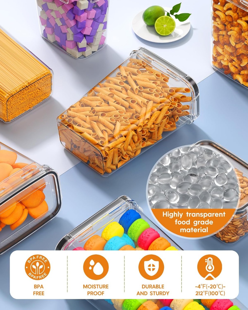 24 قطعة من حاويات تخزين الطعام - مراجعة Food Storage Kitchen وسعره