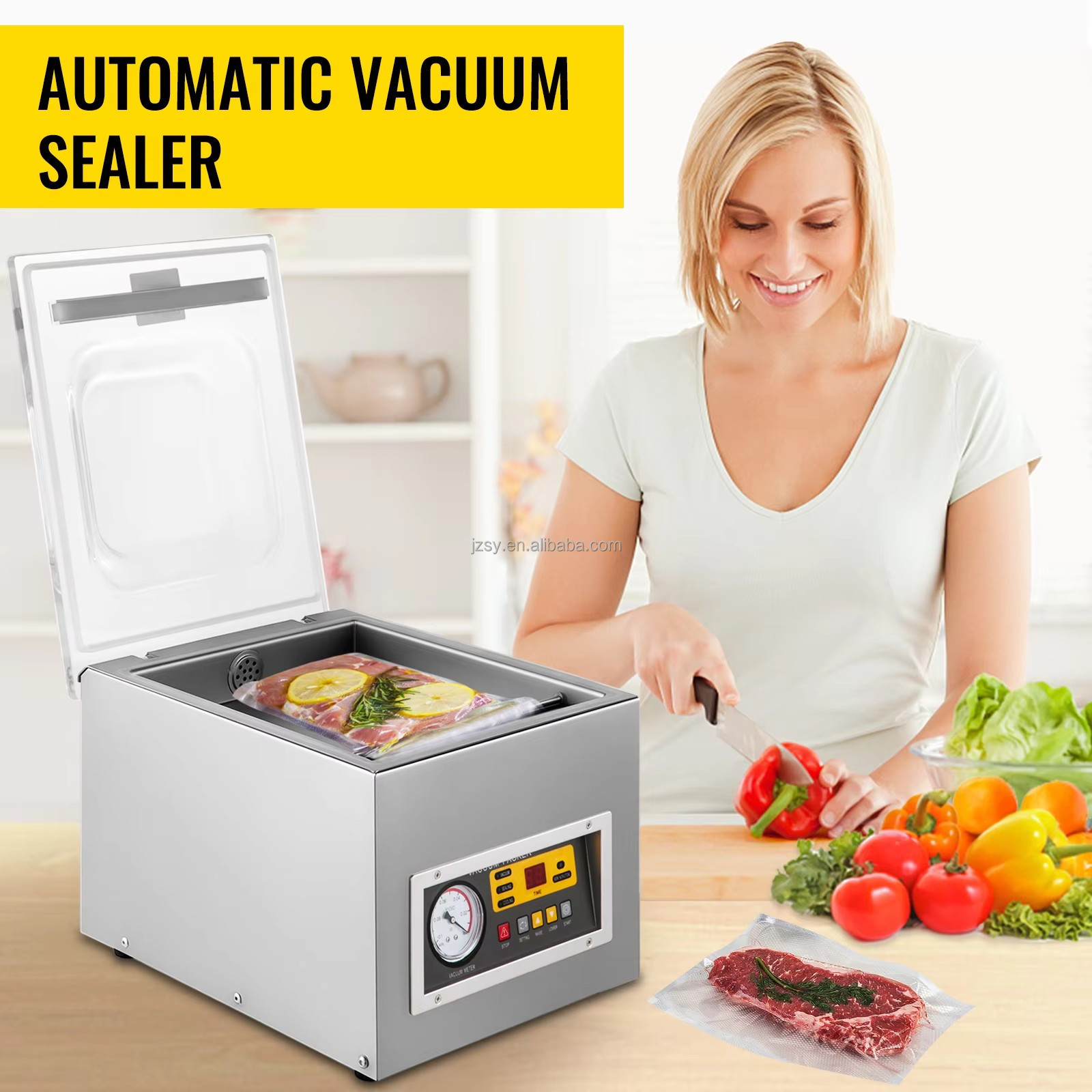 آلة تعبئة الفراغ التجارية أكيا - مراجعة Food Storage Kitchen وسعره