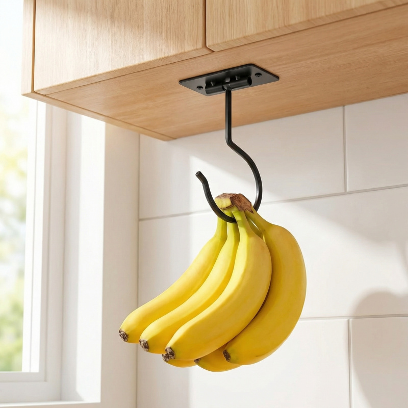 رف تخزين معدني أسود ذاتي اللصق - مراجعة Food Storage Kitchen وسعره