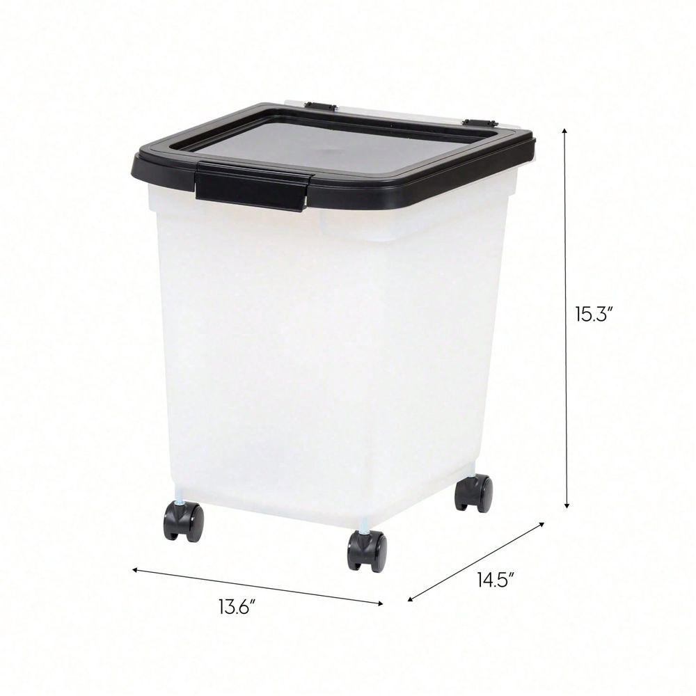 دلو تخزين بلاستيكي شفاف مزود ب - مراجعة Food Storage No Plastic وسعره
