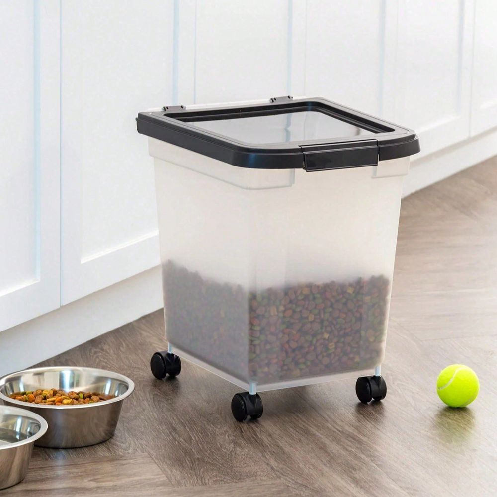 دلو تخزين بلاستيكي شفاف مزود ب - مراجعة Food Storage No Plastic وسعره