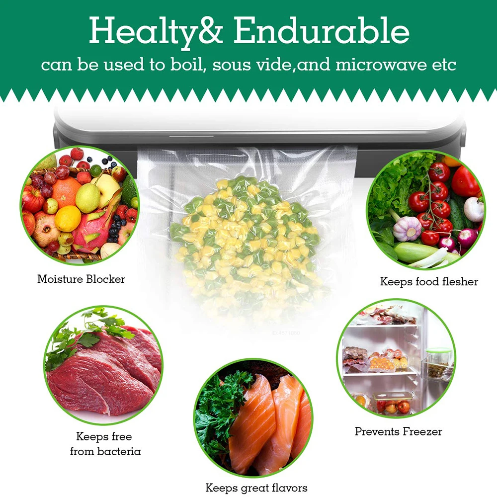 أكياس Sous Vide لآلات التعبئة  - مراجعة Food Storage Vacuum Sealer Machine وسعره