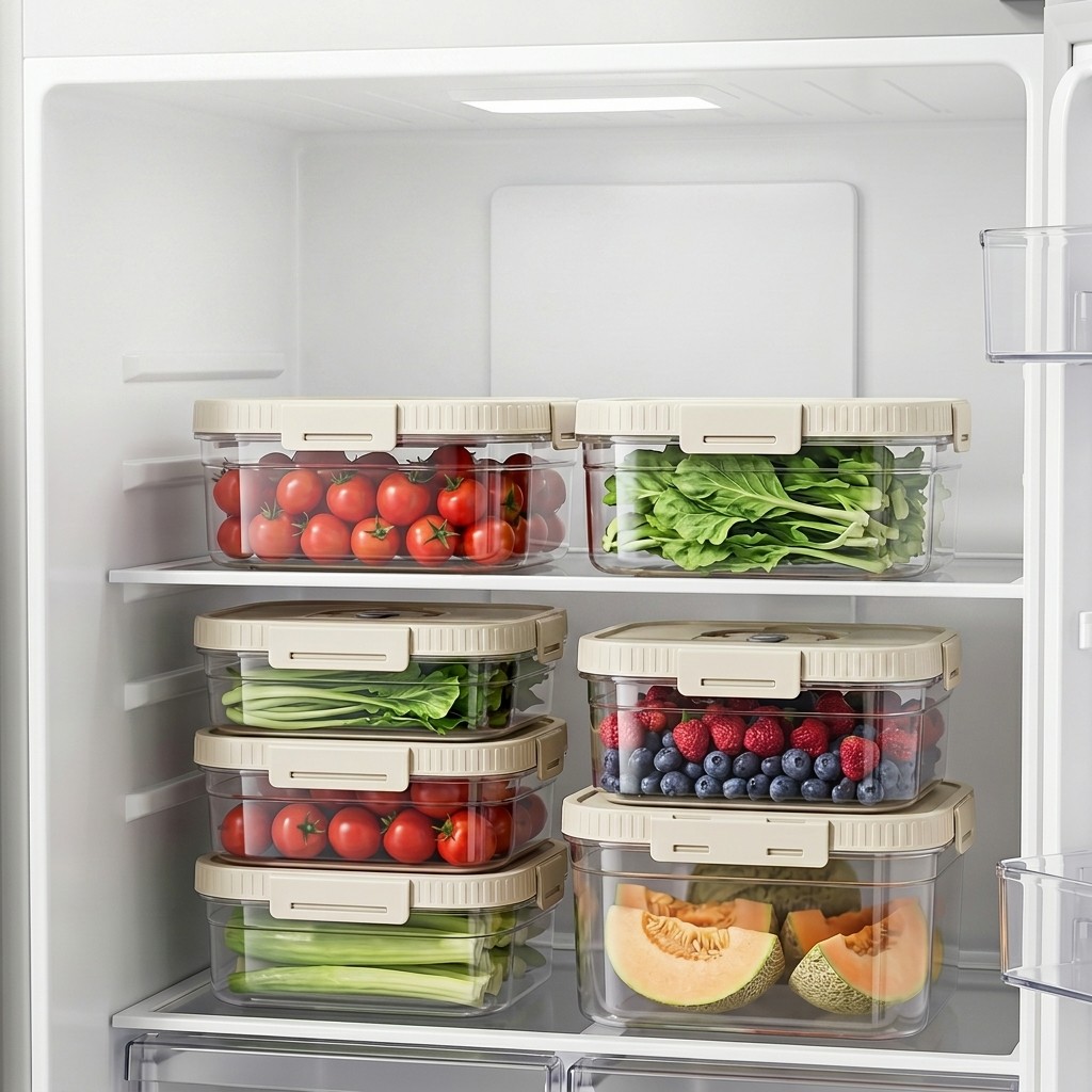صندوق تخزين طعام بلاستيكي شفاف - مراجعة Food Storage Handling وسعره